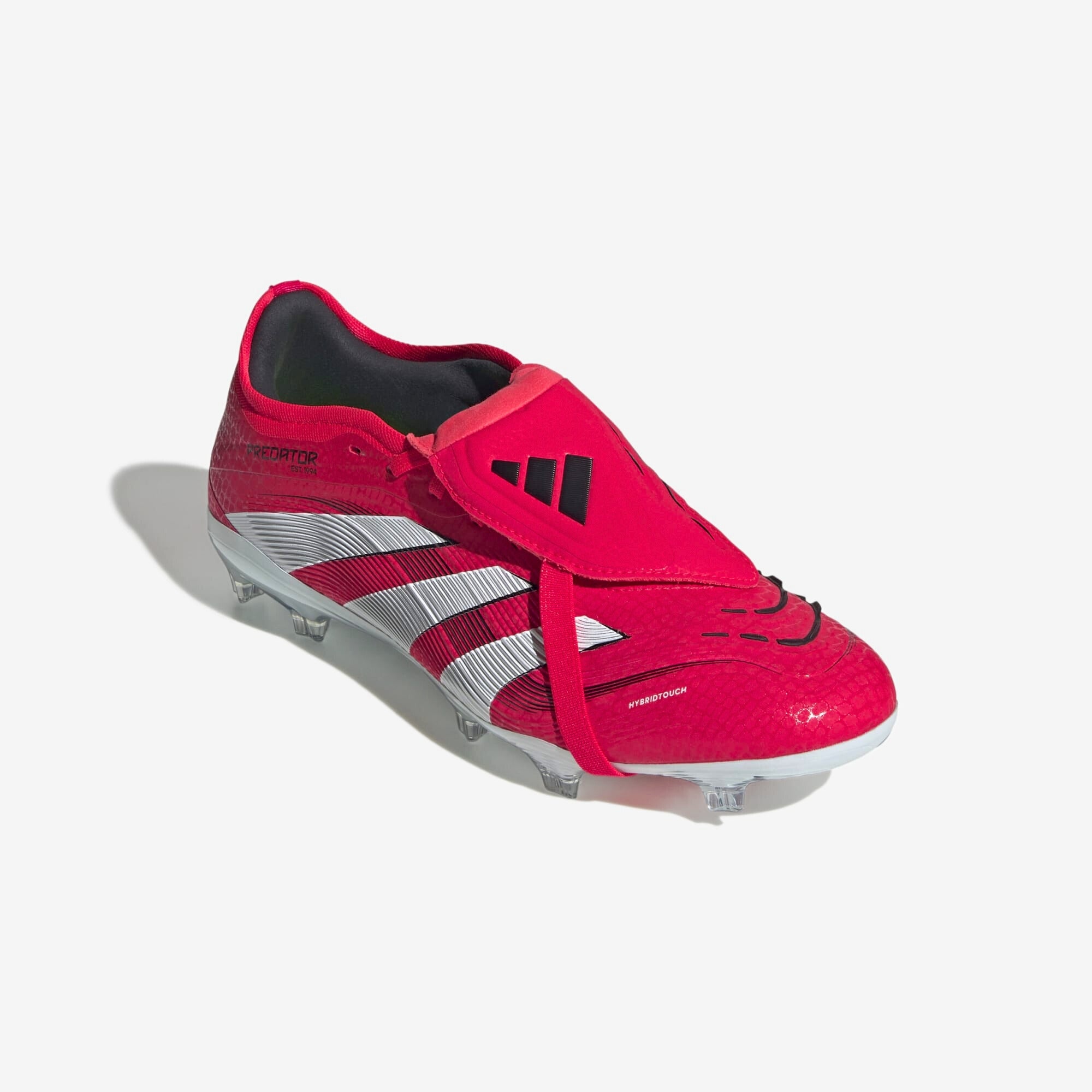 Adidas Predator Pro Fold Over Tongue Soccer Cleats - Lightweight Football Shoes for Men with Enhanced Grip - Perfect for Turf, Grass & Indoor Matches
