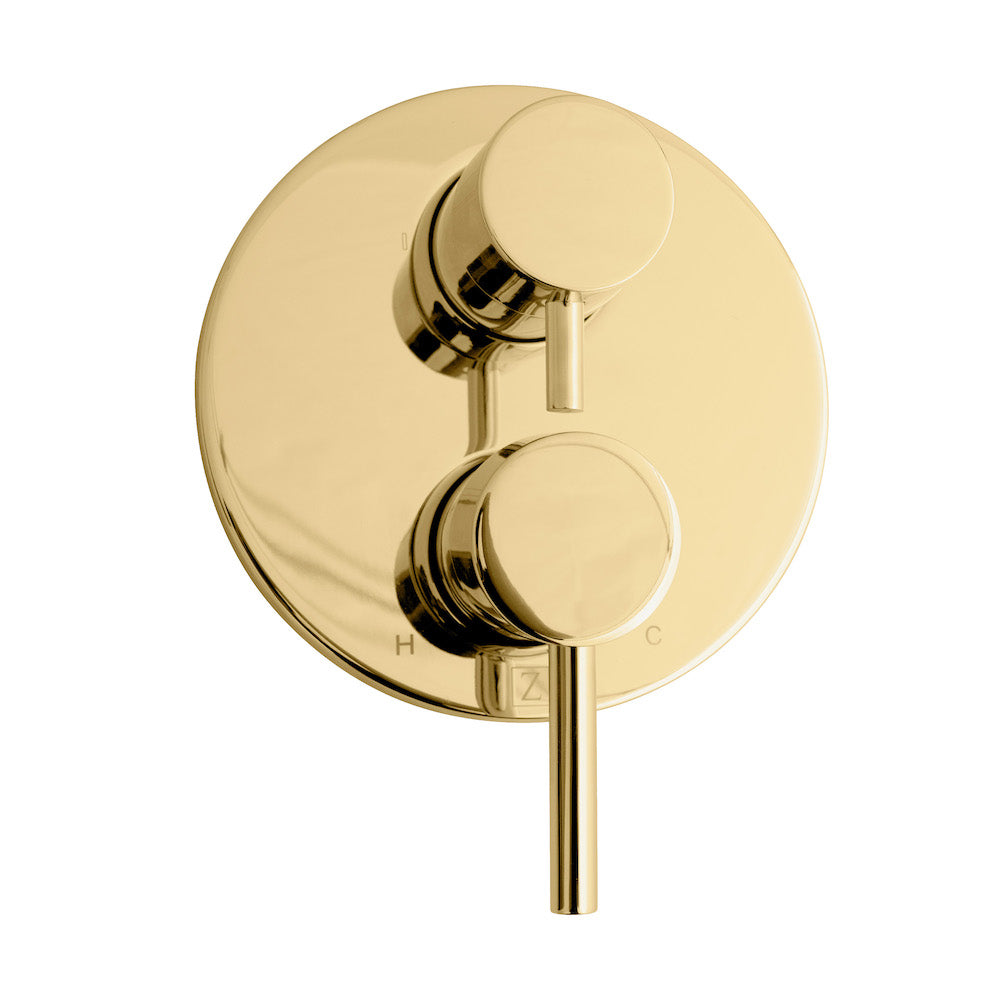 ZLINE El Dorado Rainfall Shower System in Polished Gold - Luxury Bathroom Fixture with Adjustable Showerhead for Spa-Like Experience (Perfect for Master Bathrooms & Home Renovations)