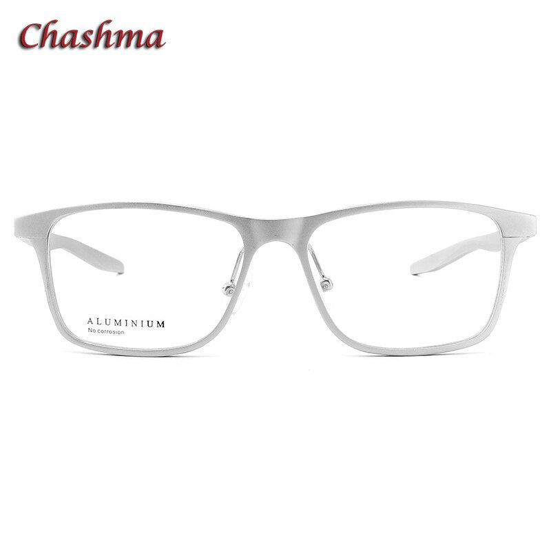 Unisex Full Rim Square Aluminum Magnesium Sport Eyeglasses 9008 - Lightweight Durable Frame for Running, Cycling & Outdoor Activities