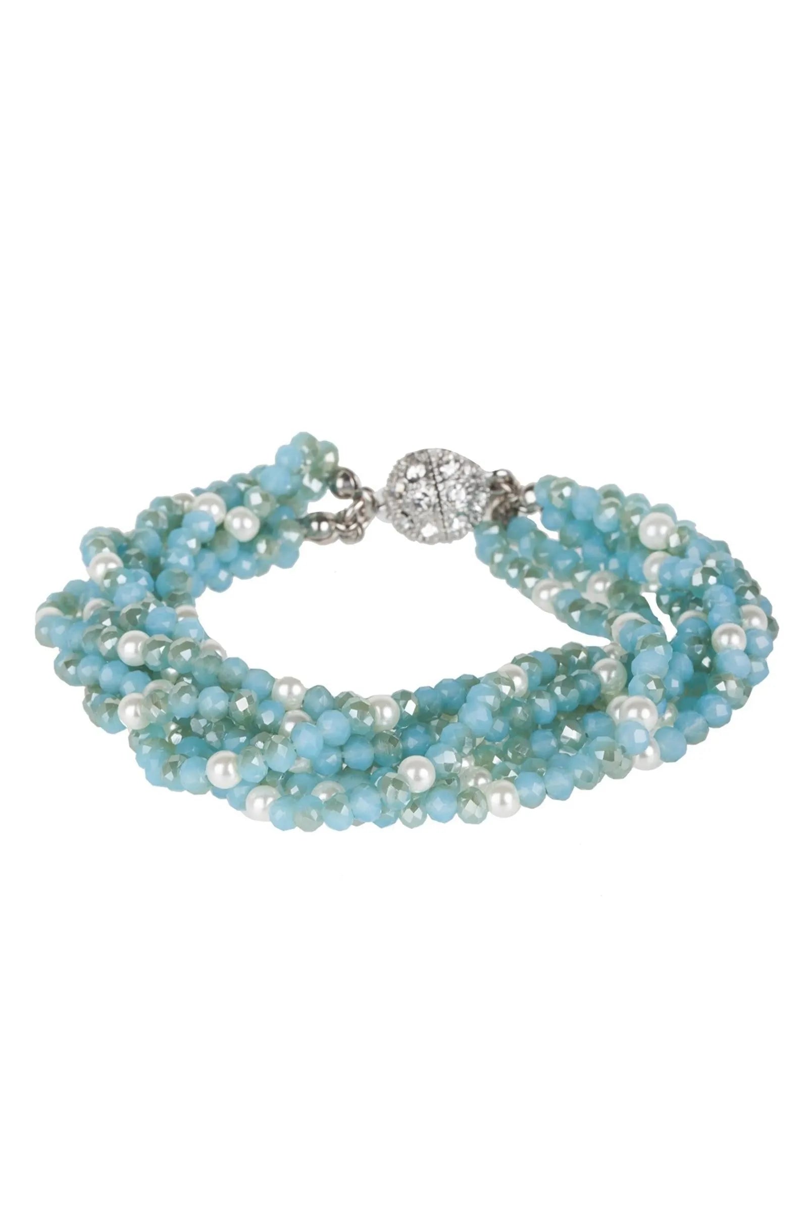 Crosby Pearl Bracelet for Women - Elegant Freshwater Pearl Beaded Jewelry Gift for Her - Perfect for Weddings, Parties & Special Occasions