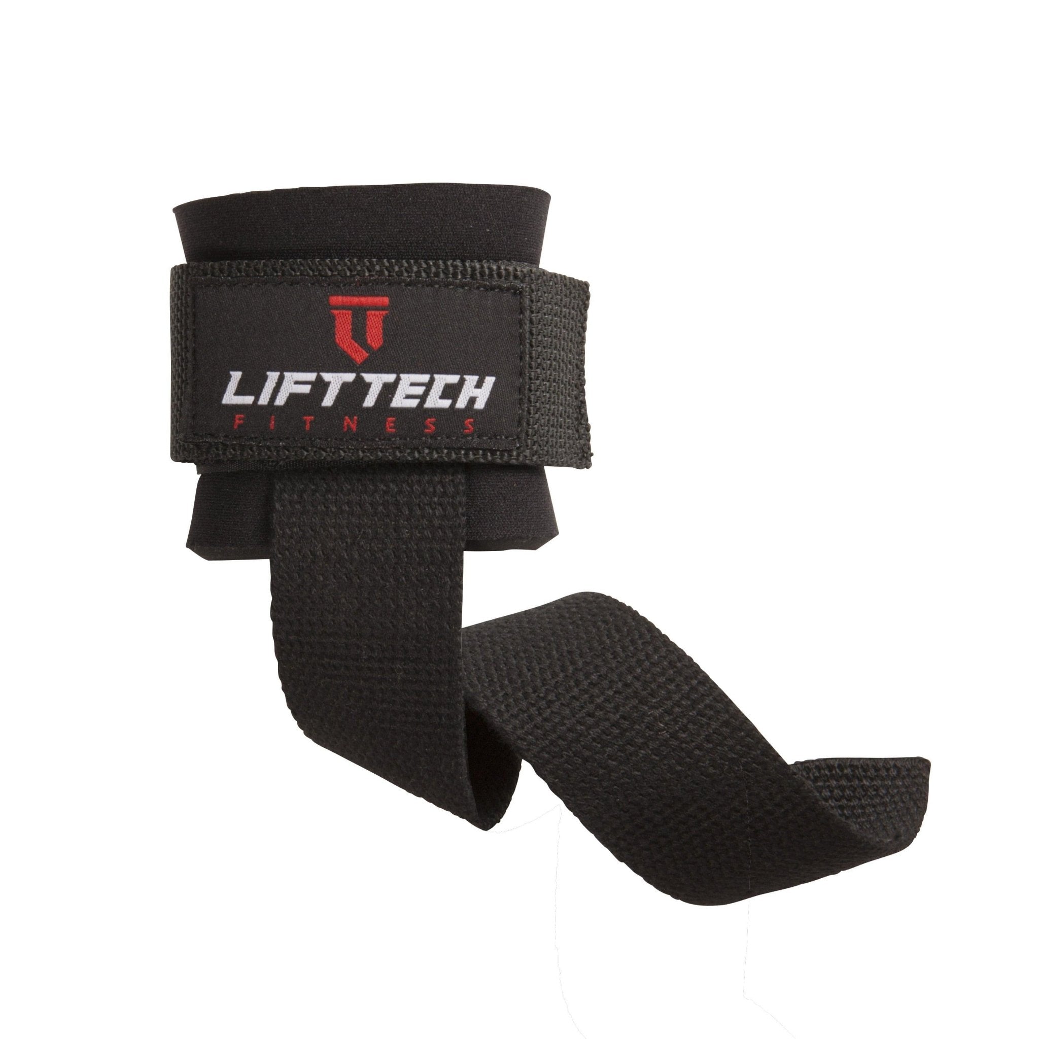 Lift Tech Fitness Neo Wrist Support Lifting Straps - Premium Weightlifting Wrist Wraps for Gym Training, Powerlifting & CrossFit - Ideal for Deadlifts, Bench Press & Strength Workouts