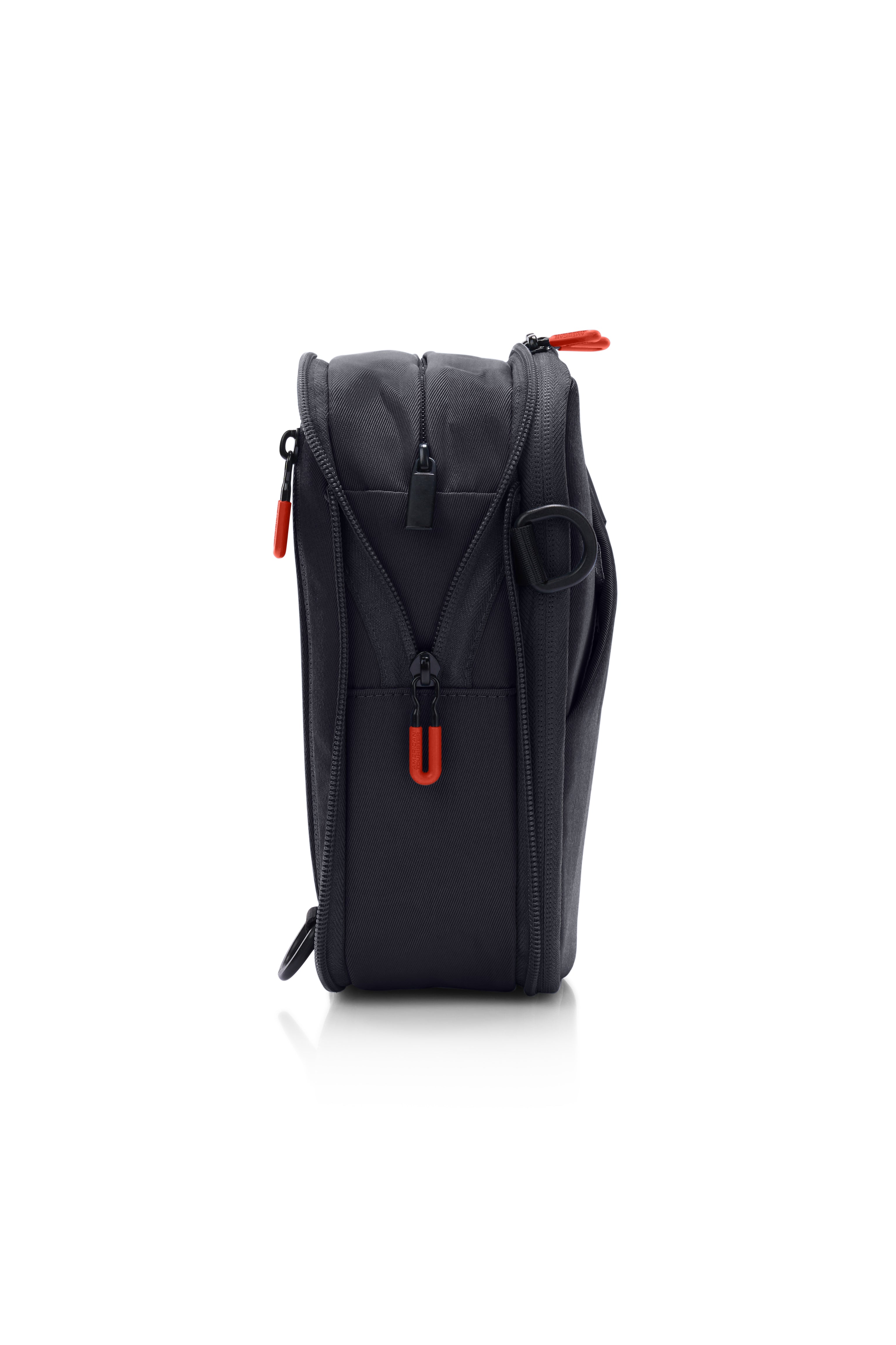 American Tourister Vega 3.0 Orbit Crossbody Bag - Lightweight Travel Purse for Women, Anti-Theft Shoulder Bag with Adjustable Strap (Black) | Perfect for Daily Commute, Shopping & Travel Accessories
