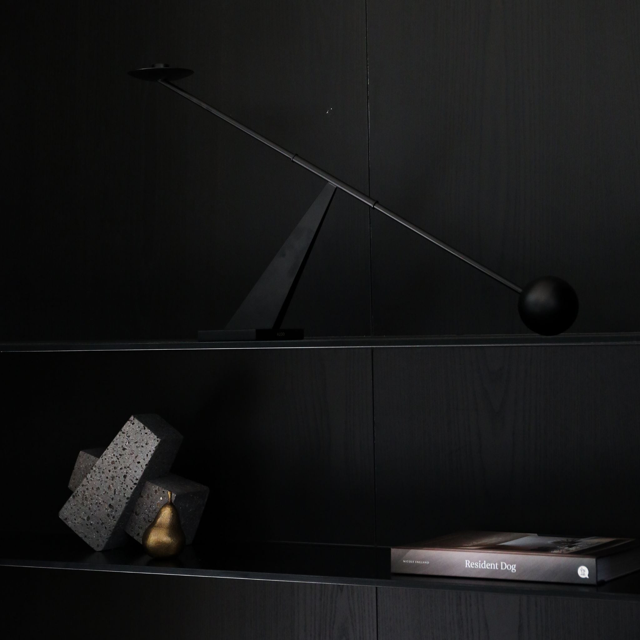 AUDO CPH Interconnect Candle Holder - 27.5 Inch Black Steel Modern Candle Stand for Home Decor, Wedding Centerpiece, and Outdoor Dining Table Setting