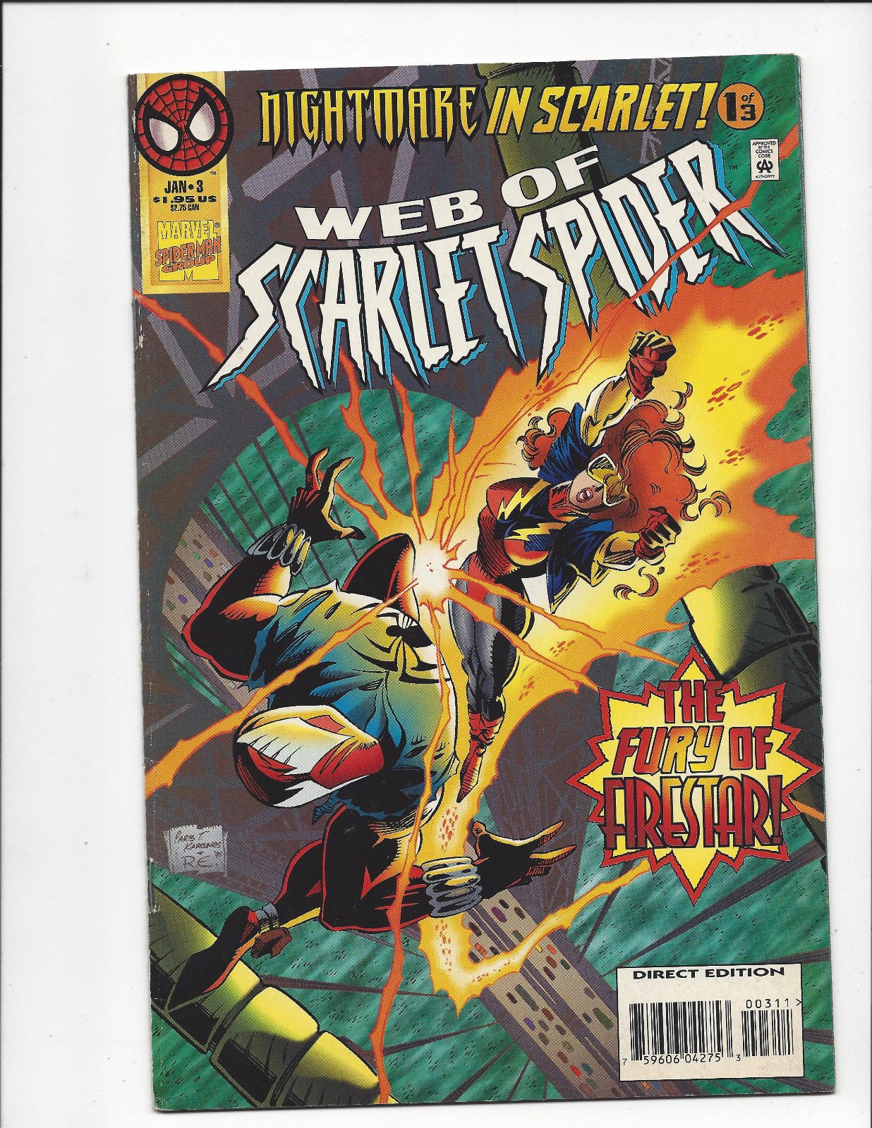 Scarlet Spider #3: Rude Awakening - Marvel Comic Book (December 1995) | Collectible Superhero Comics for Marvel Fans & Comic Book Enthusiasts