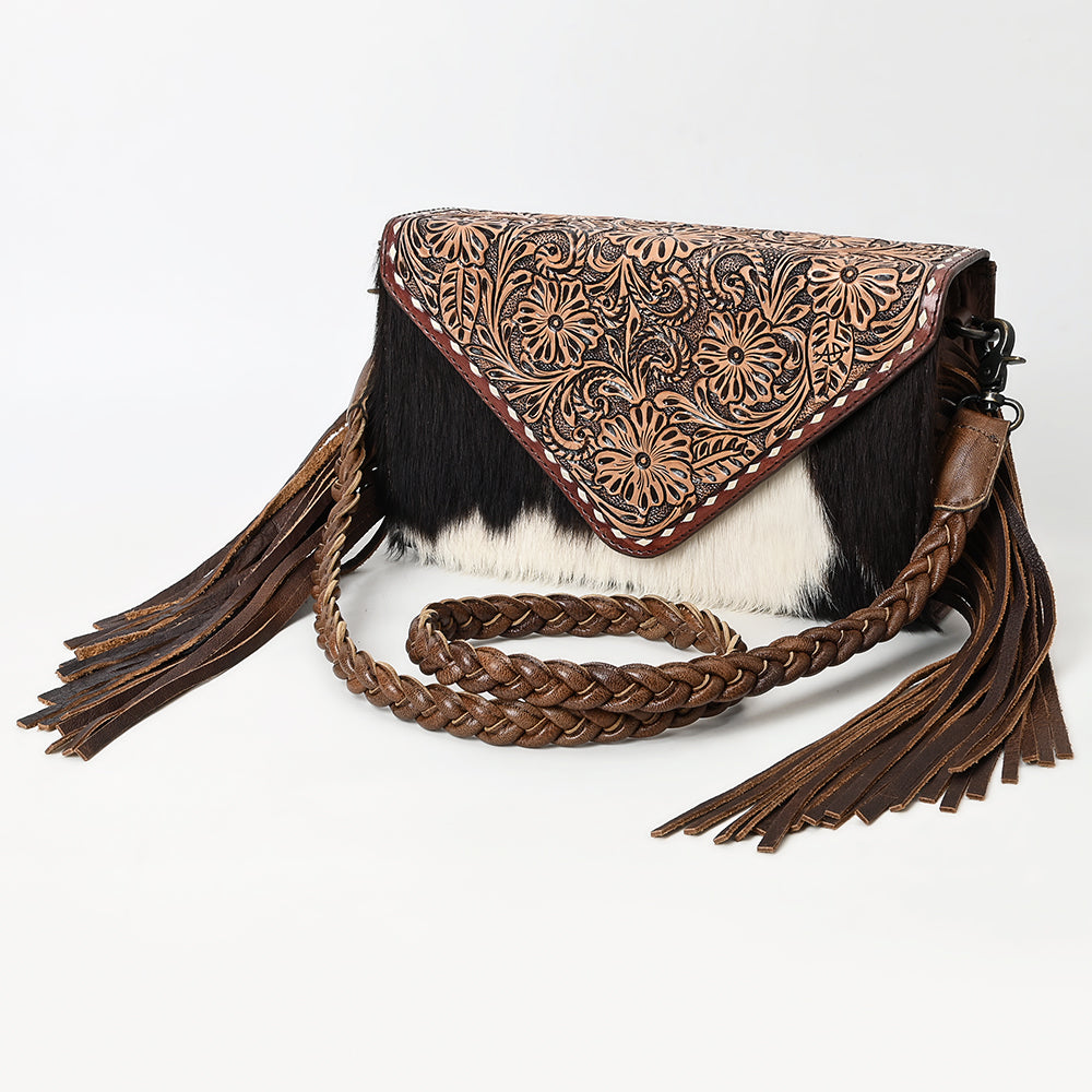 Genuine Western Leather Women's Handbag - American Darling Envelope Purse for Cowgirl Style | Perfect for Rodeo, Country Music Festivals & Western Fashion