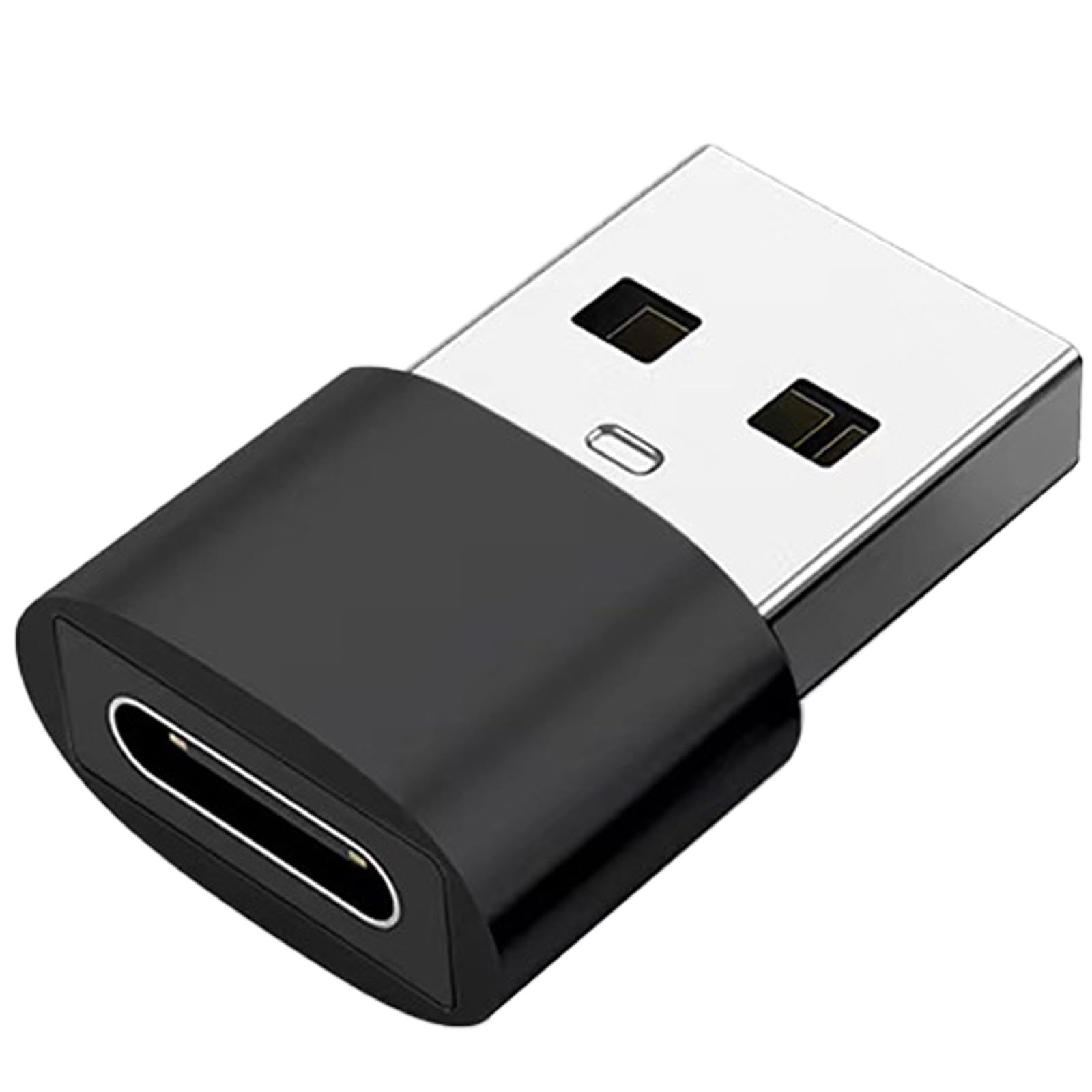 USB 2.0 Male to USB Type C Female Adapter - Fast Charging OTG Cable for Smartphones, Laptops, Tablets | Compatible with Samsung Galaxy, iPhone 15, MacBook, iPad Pro | Data Transfer & Charging Solution for Home, Office & Travel