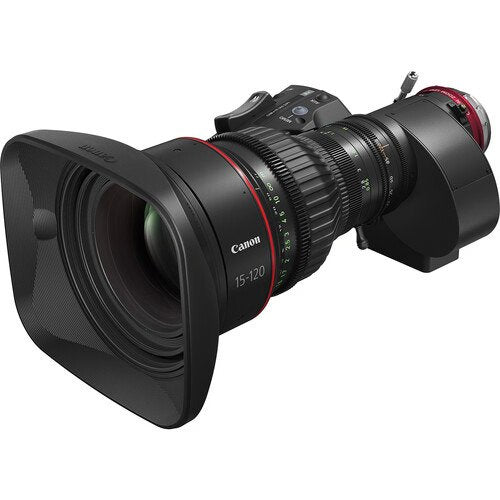 Canon CINE SERVO 15-120mm T2.95-3.9 Zoom Lens with 1.5x Extender for EF Mount - Professional 4K Video & Cinema Production, Sports & Wildlife Filming