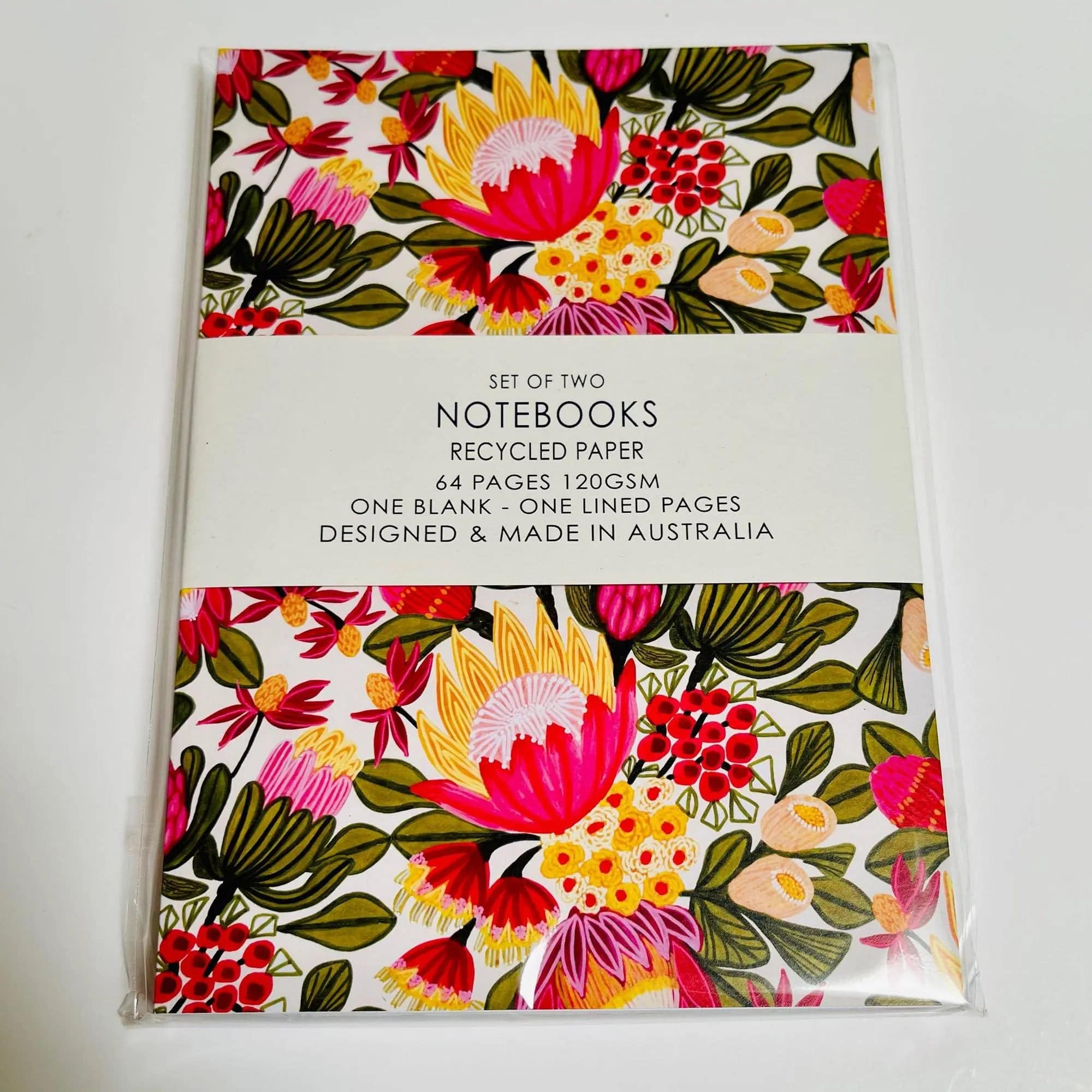 Premium A5 Notebook Set - Aussie Bush Harvest Design - Durable Hardcover, Lined Pages for Journaling, Note Taking & Sketching - Perfect for Students, Professionals & Travelers