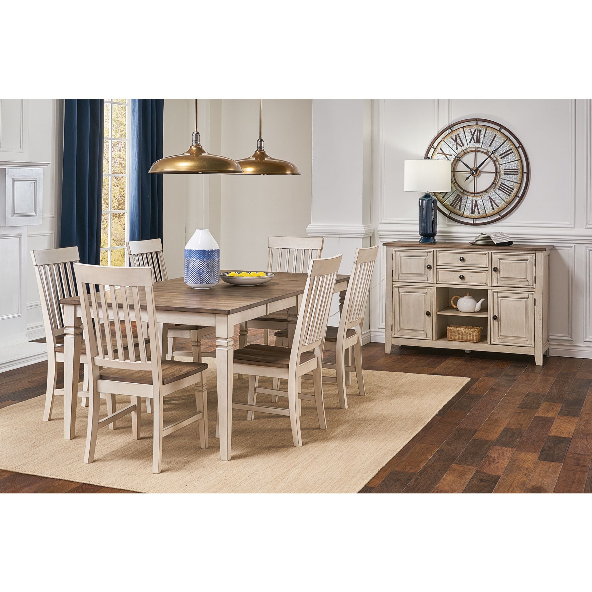 Beacon Dining Set - Modern 5-Piece Table and Chairs for Kitchen, Dining Room, or Outdoor Patio | Perfect for Family Meals, Entertaining Guests & Small Spaces