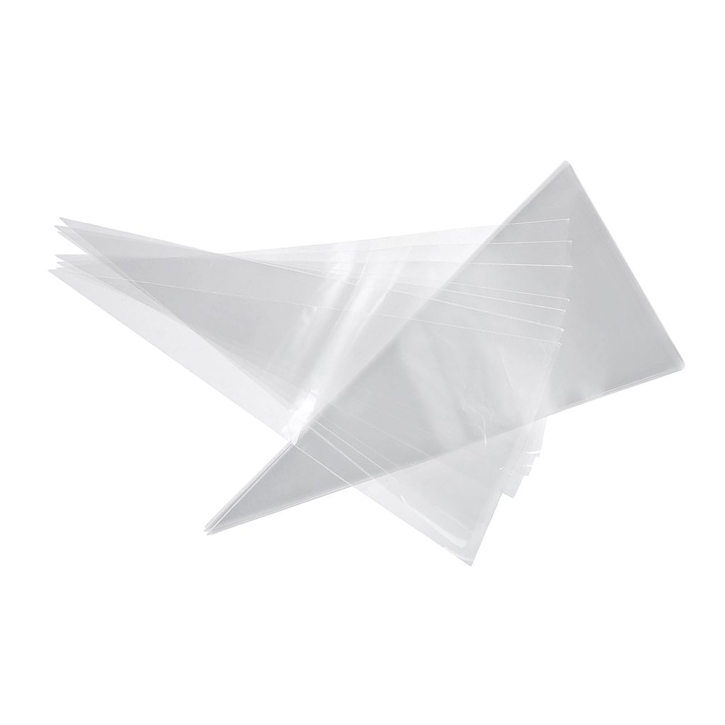 50 Clear Cone Sweet Gift Bags - Party Favor Bags for Candy, Treats & Small Gifts - Perfect for Weddings, Baby Showers & Birthday Party Decorations