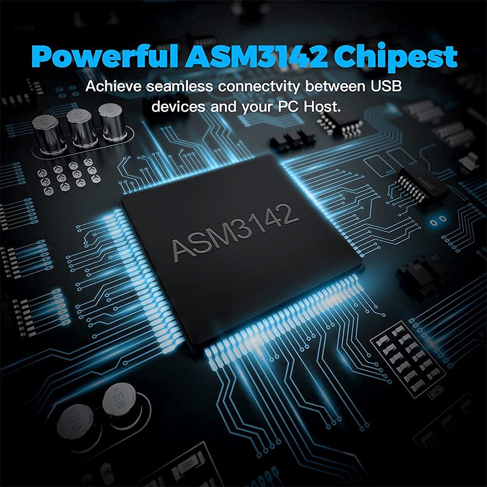 PCIe to USB 3.2 5-Port Expansion Card - 10Gbps (3xC + 2xA) for PC - Windows/Linux/Mac - Desktop & Workstation Use