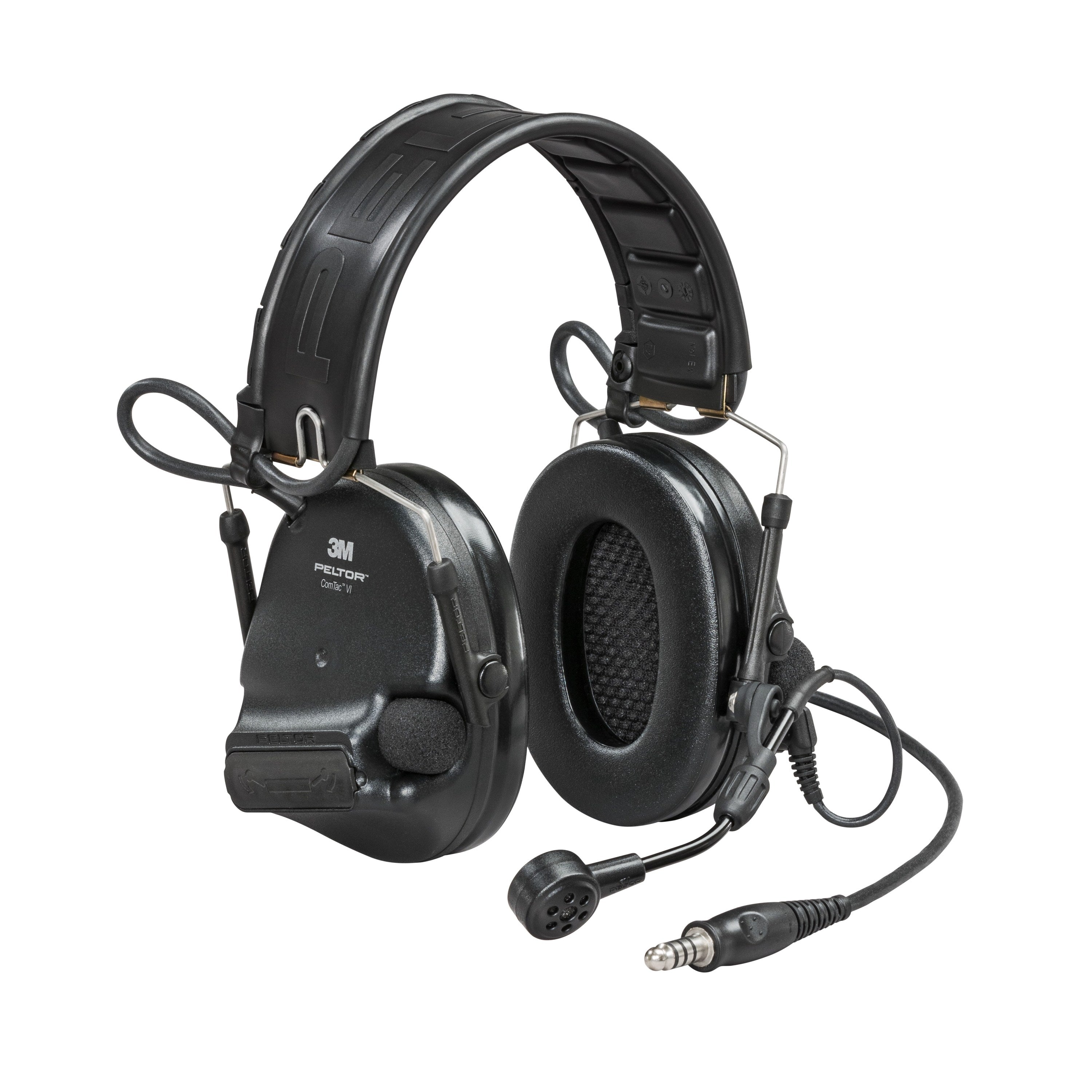 Peltor ComTac VI Tactical Headset - Noise Cancelling Hearing Protection with Gel Earcups & ARC Mounts (Multiple Colors & Models) - Ideal for Shooting, Hunting & Military Use