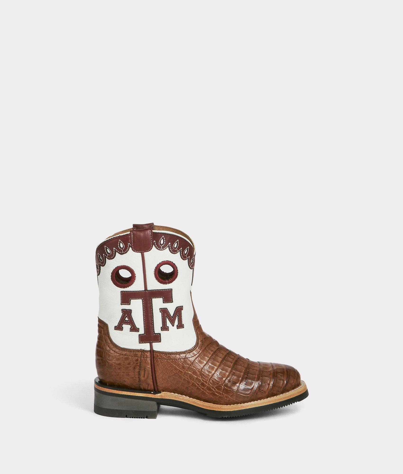 Women's A&M Exotic Barn Boots - Waterproof Leather Riding Boots for Women, Comfortable & Stylish Western Cowgirl Boots - Perfect for Horseback Riding, Country Rodeo, and Outdoor Farm Work (Sienna)