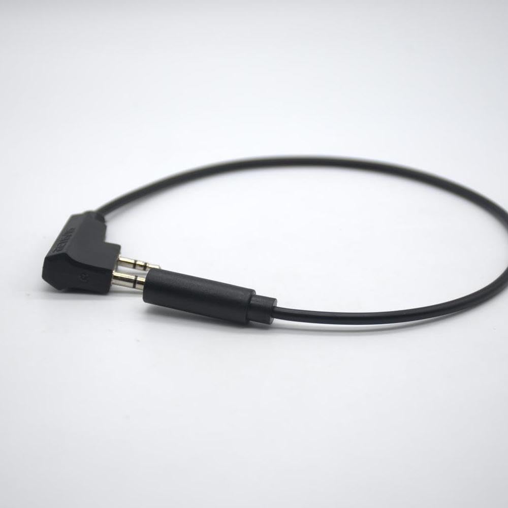 Kenwood RT21 RT22 RT24 RT27 H777 2 Pin to 3.5mm Female Audio Adapter Cable - TCK01 Earpiece Connector for Two-Way Radios & Walkie Talkies | Perfect for Communication, Security, and Outdoor Activities
