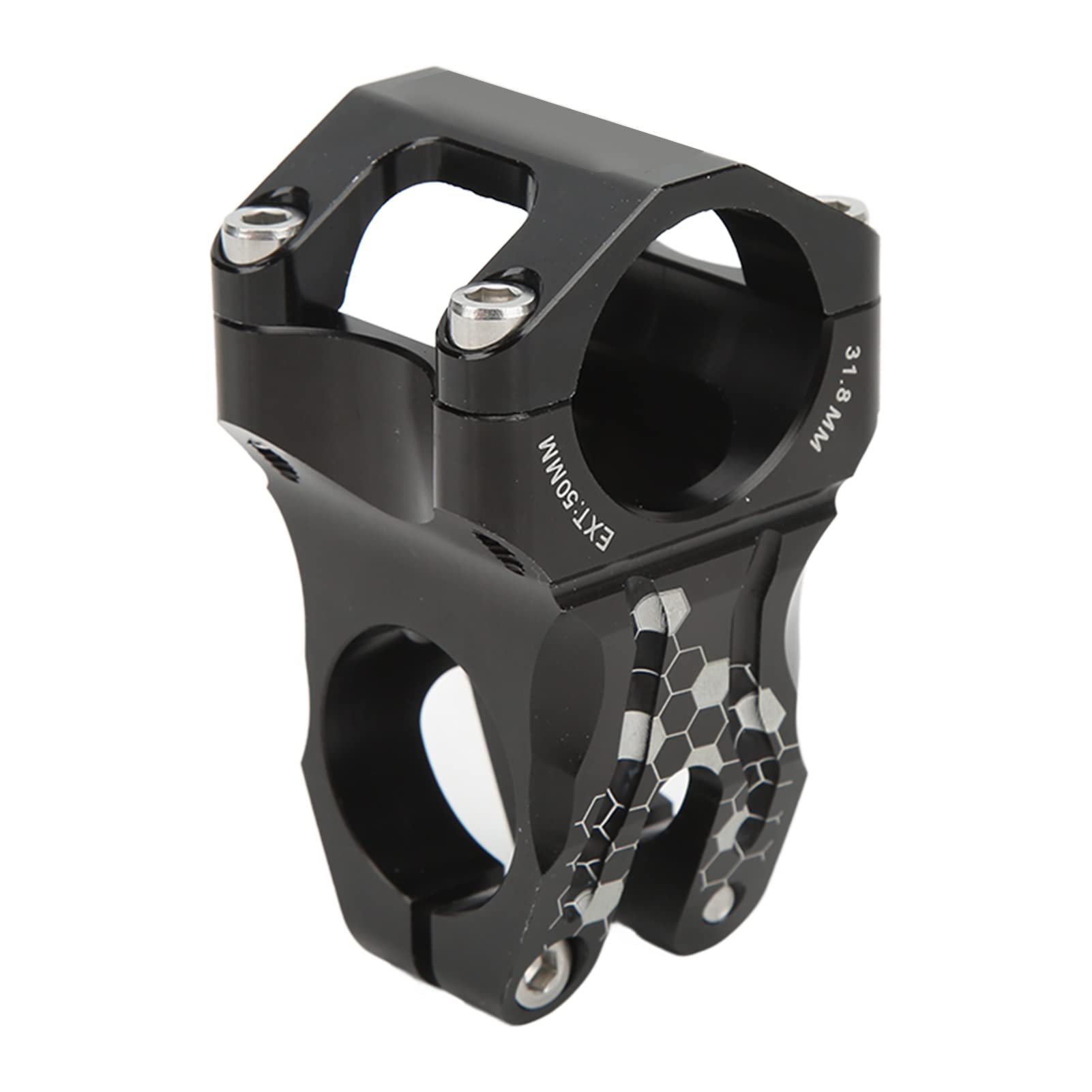 Aoutecen Bike Stem Riser - Non-Slip CNC Machined Road Bike Handlebar Stem (Black) | Compatible with Fixie, Mountain & Folding Bikes | Perfect for Commuting, Trail Riding & Urban Cycling
