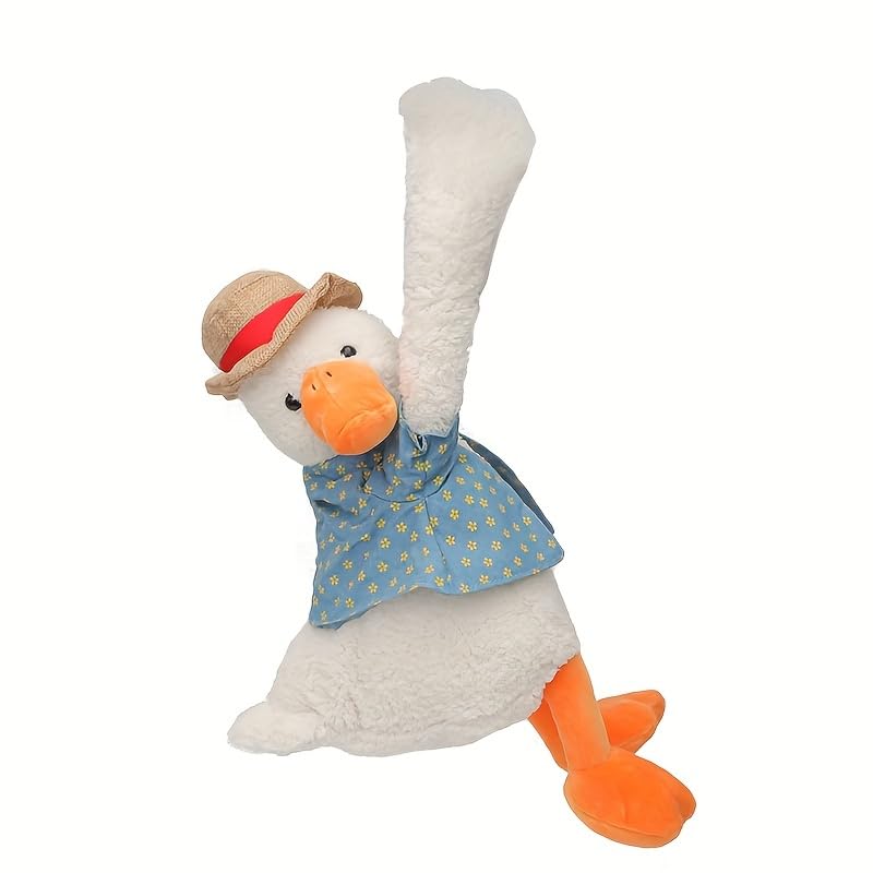 Cute Duck Car Tissue Box Holder - Plush Hanging Car Tissue Dispenser - Creative Animal Car Accessories for Decoration - White - Perfect for Car Interior Organizing & Decoration