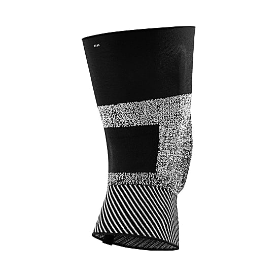 CEP Unisex Max Support Knee Sleeve - Black/White - Compression Support for Running, Weightlifting & Joint Pain Relief