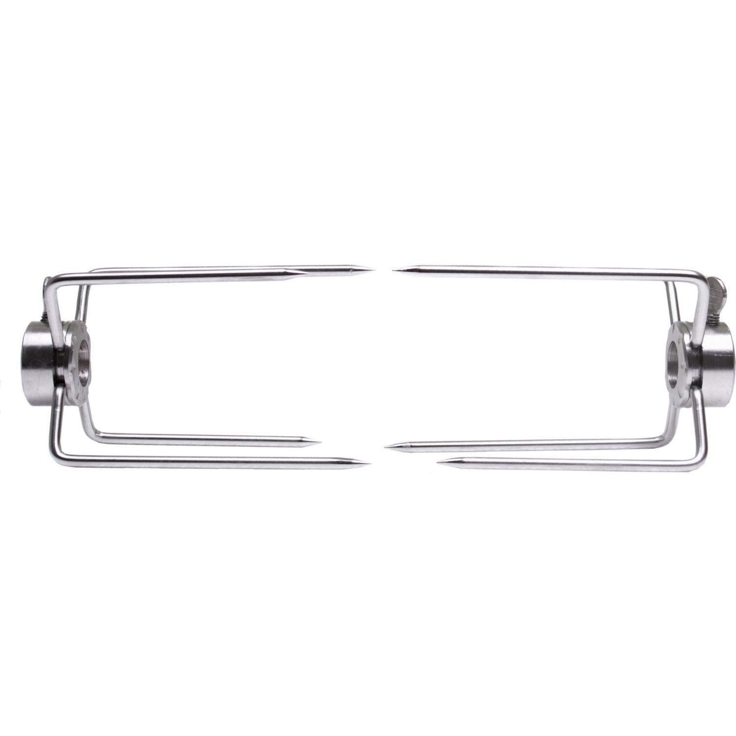 Fire Magic Heavy Duty Rotisserie Meat Forks 3613 - Premium Stainless Steel BBQ Grill Accessories for Chicken, Turkey & Roasts - Perfect for Outdoor Cooking, Camping & Backyard Parties