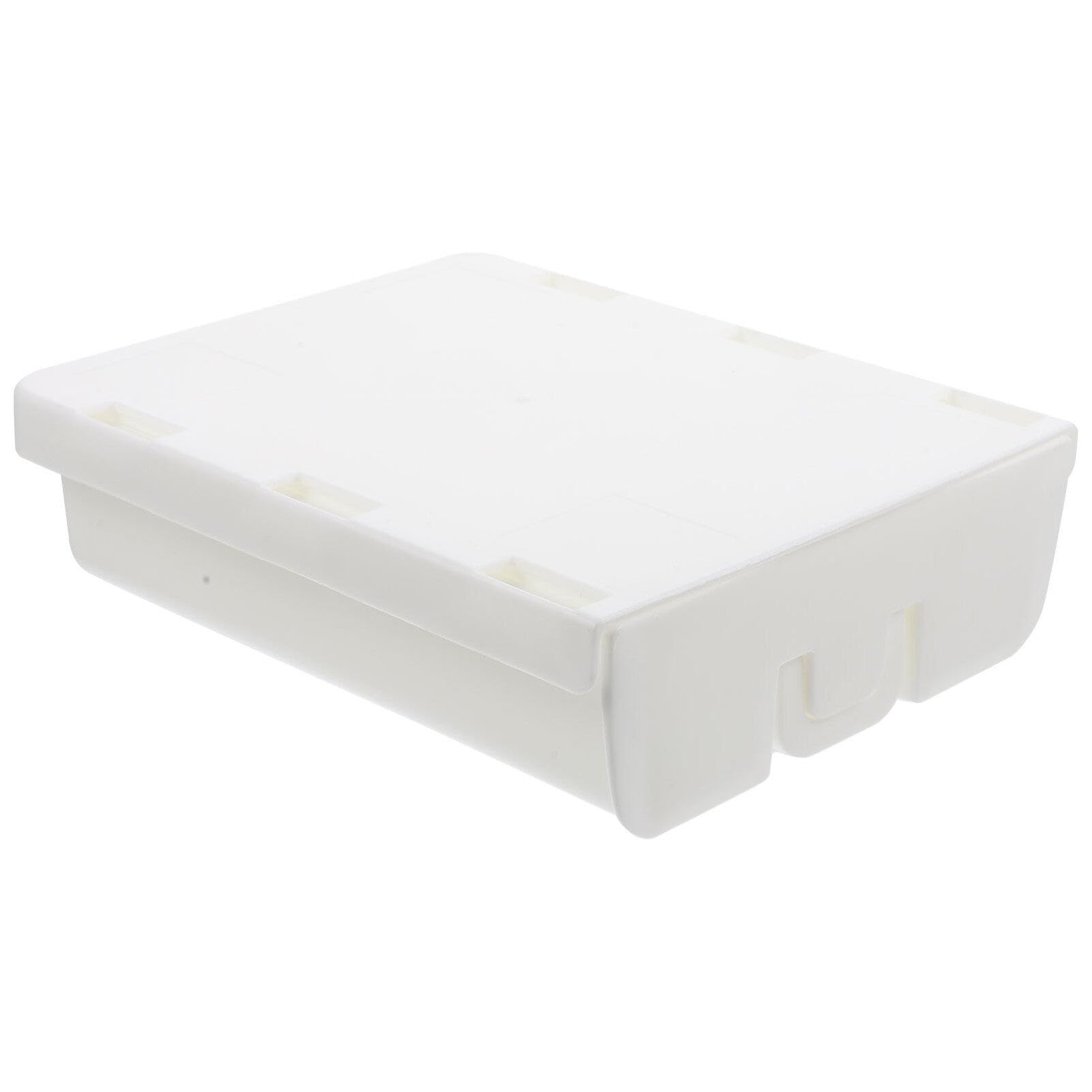 Under Desk Storage Drawers - White Plastic Organizer for Kitchen, Office & Home - Perfect for Desk Drawers, Shelves & Table Storage - Space-Saving Solution for Office Supplies, Utensils & Documents