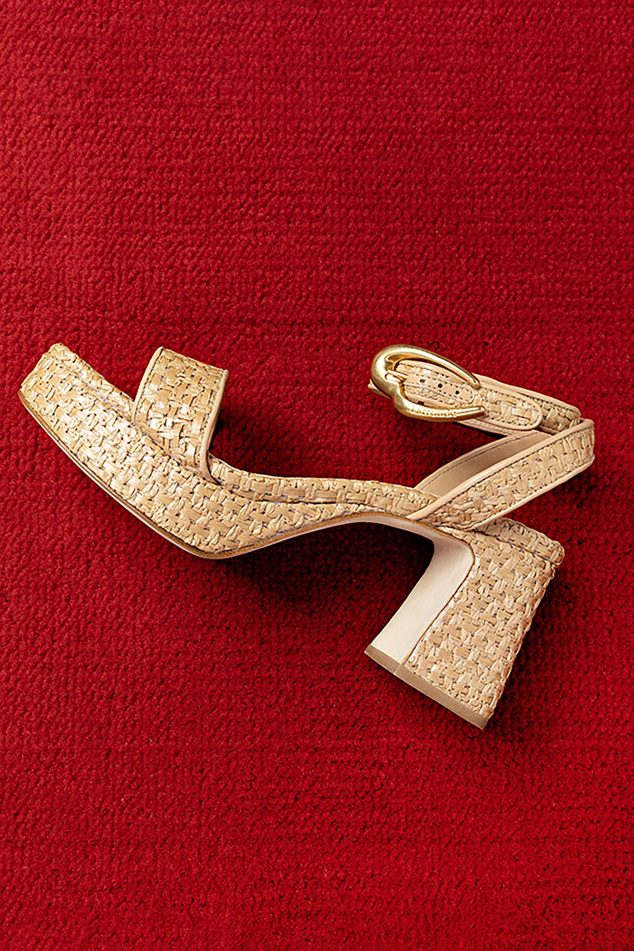 Dolly Verona Low Sandal - Natural Raffia & Beige Leather Women's Sandals | Perfect for Beach Vacations, Summer Outings & Casual Wear