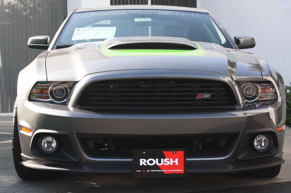 STO N SHO Front License Plate Bracket for 2013-2014 Ford Roush Mustang (SNS14) - Durable Car Accessory for Easy Installation & Secure Mounting - Perfect for Street Legal Compliance & Car Shows