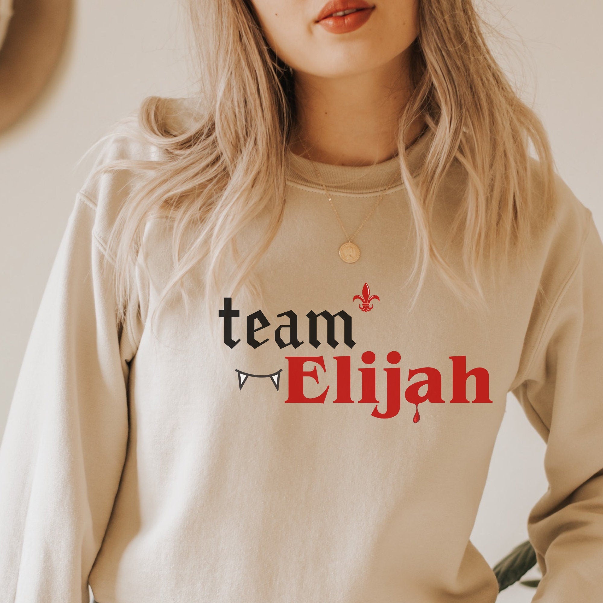 The Originals & Vampire Diaries TV Show Merchandise - Elijah Mikaelson & Klaus Mikaelson Hooded Sweatshirt for Men & Women | Perfect for TVD Fans, Cosplay, and Casual Wear