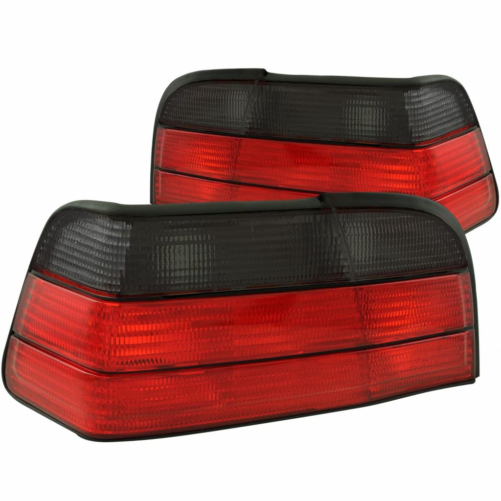 ANZO Red/Smoke Tail Lights for BMW 318is/318i E36 Coupe & Convertible (1992-1997) | Model 221199 | Perfect Upgrade for Night Driving & Car Customization