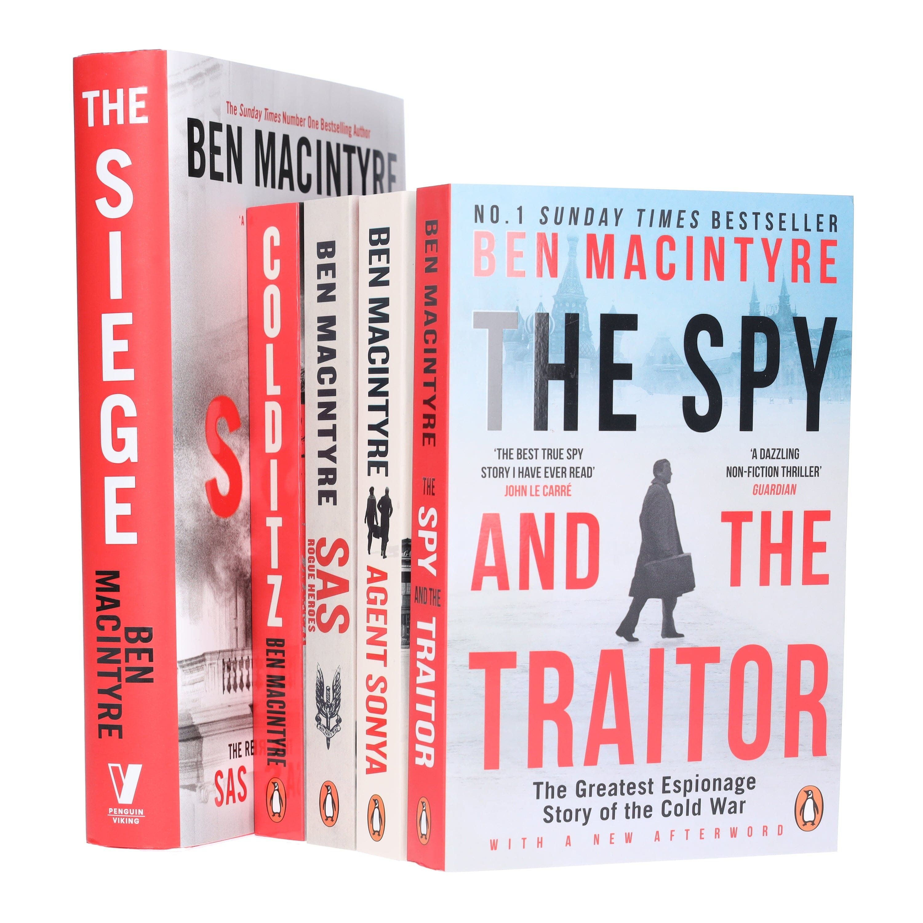 Ben Macintyre 5 Books Collection Set - Non Fiction Paperback & Hardback Editions - Perfect for History Lovers, Book Collectors & Gift Giving