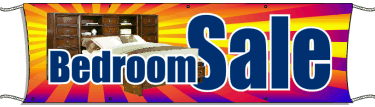 Large Outdoor Advertising Banner - Perfect for Bedroom Sales, Promotions & Events | Durable & Weatherproof for Indoor & Outdoor Use