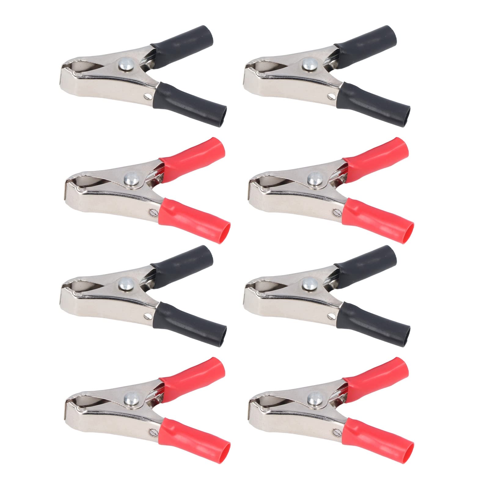 Jeanoko 10A Insulated PVC Crocodile Clip - Heavy Duty Battery Clamp for Easy Soldering & Electrical Connections | Wide Application for Automotive, DIY Electronics, Solar Panels & Equipment Maintenance