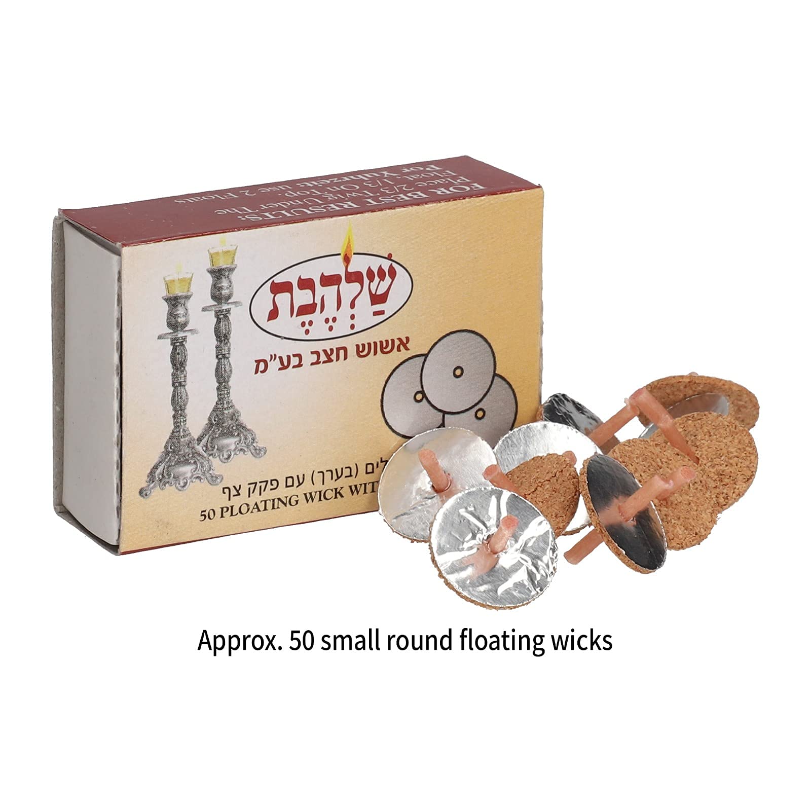 Premium Floating Cotton Wicks with Cork Disc Holders for Oil Diffusers - Small Circle Wick Set for Aromatherapy, Essential Oils & Home Relaxation