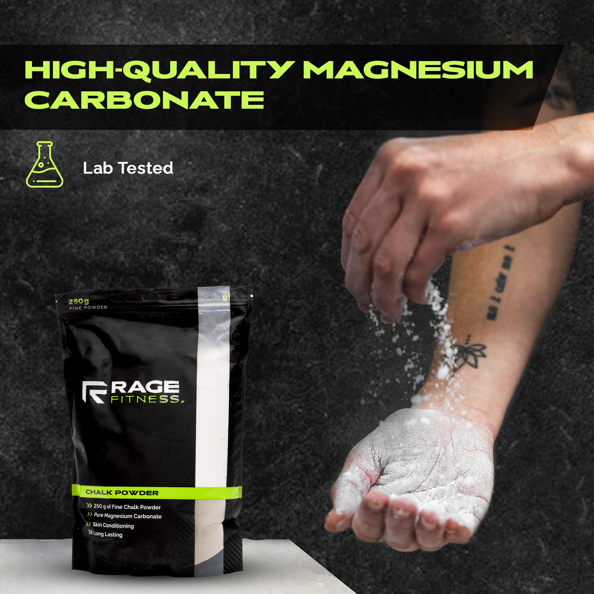 Gym Chalk | Premium Magnesium Carbonate Athletic Chalk for Superior Grip - Ideal for Weightlifting, Gymnastics, Rock Climbing & CrossFit Workouts