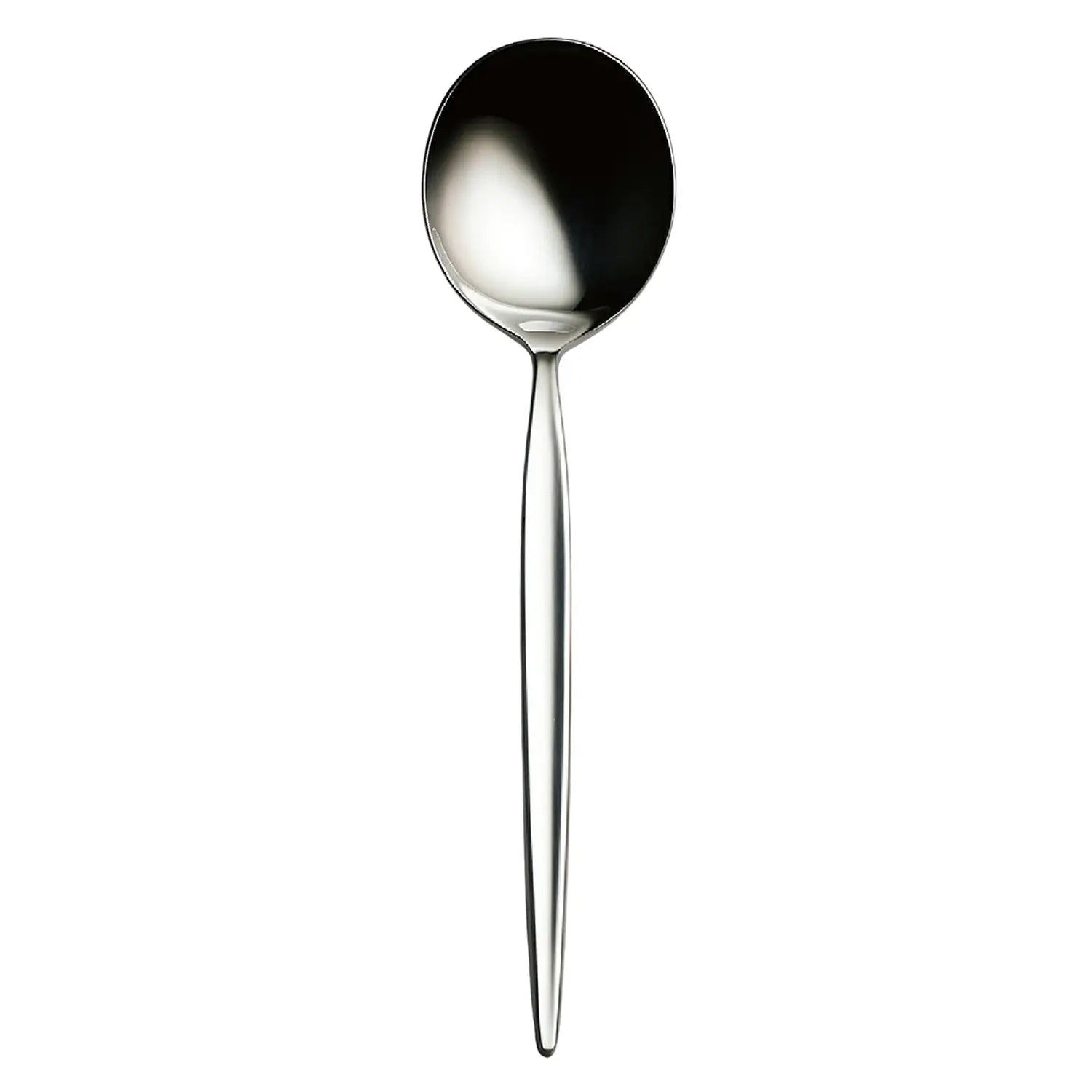 Premium Luckywood Meteora 18/10 Stainless Steel Soup Spoon - Elegant Dining Utensil for Soup, Dessert & Cereal - Perfect for Restaurants, Home Kitchens & Gifts