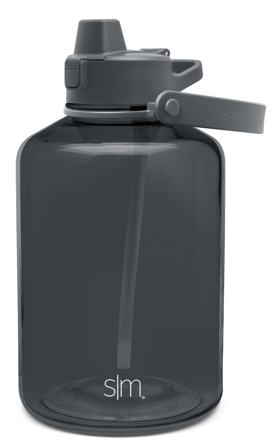 Eco-Friendly Plastic Summit Cup with Simple Flip Silicone Straw Lid - Perfect for Travel, Office & Outdoor Activities