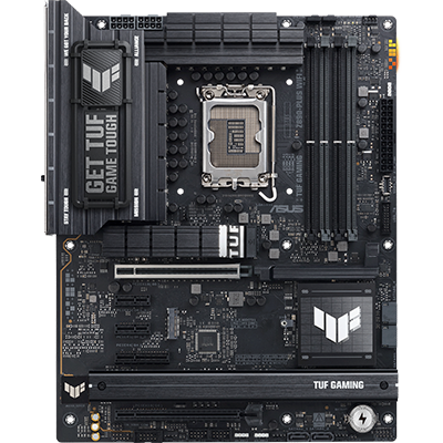 ASUS TUF GAMING Z890 PLUS WIFI Motherboard - Intel LGA 1700 Socket, DDR5, PCIe 5.0, WiFi 6, USB 3.2 Gen 2 - Perfect for Gaming PC Builds & High-Performance Workstations