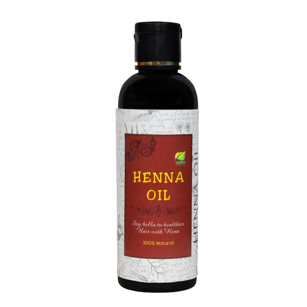 JEYAM HERBALS 100% Pure Natural Henna Hair Oil for Hair Growth & Fall Control | Mehendi Oil | Maruthani Thailam | Suitable for All Hair Types | 100ml | Promotes Healthy Scalp & Shiny Hair | Perfect for Daily Hair Care & Ayurvedic Treatments