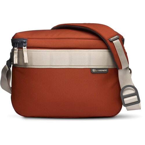 Nomatic LUMA Camera Sling Bag - Rust Color 12L Waterproof Crossbody Bag for DSLR & Mirrorless Cameras - Perfect for Travel, Hiking & Photography Adventures