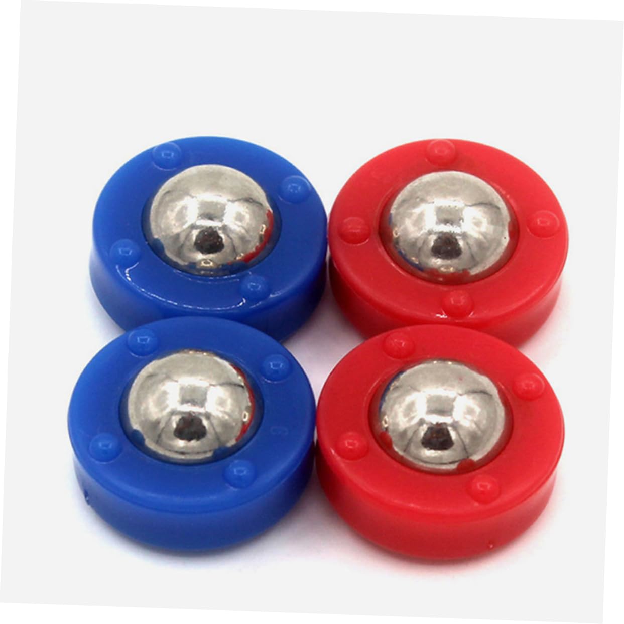 KICHOUSE 24pcs Shuffleboard Pucks Set - Replacement Roller Balls for Tabletop Shuffleboard & Mini Bowling Game - Perfect for Family Game Night, Office Entertainment & Pub Parties