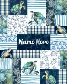 Personalized Sea Turtles Custom Name