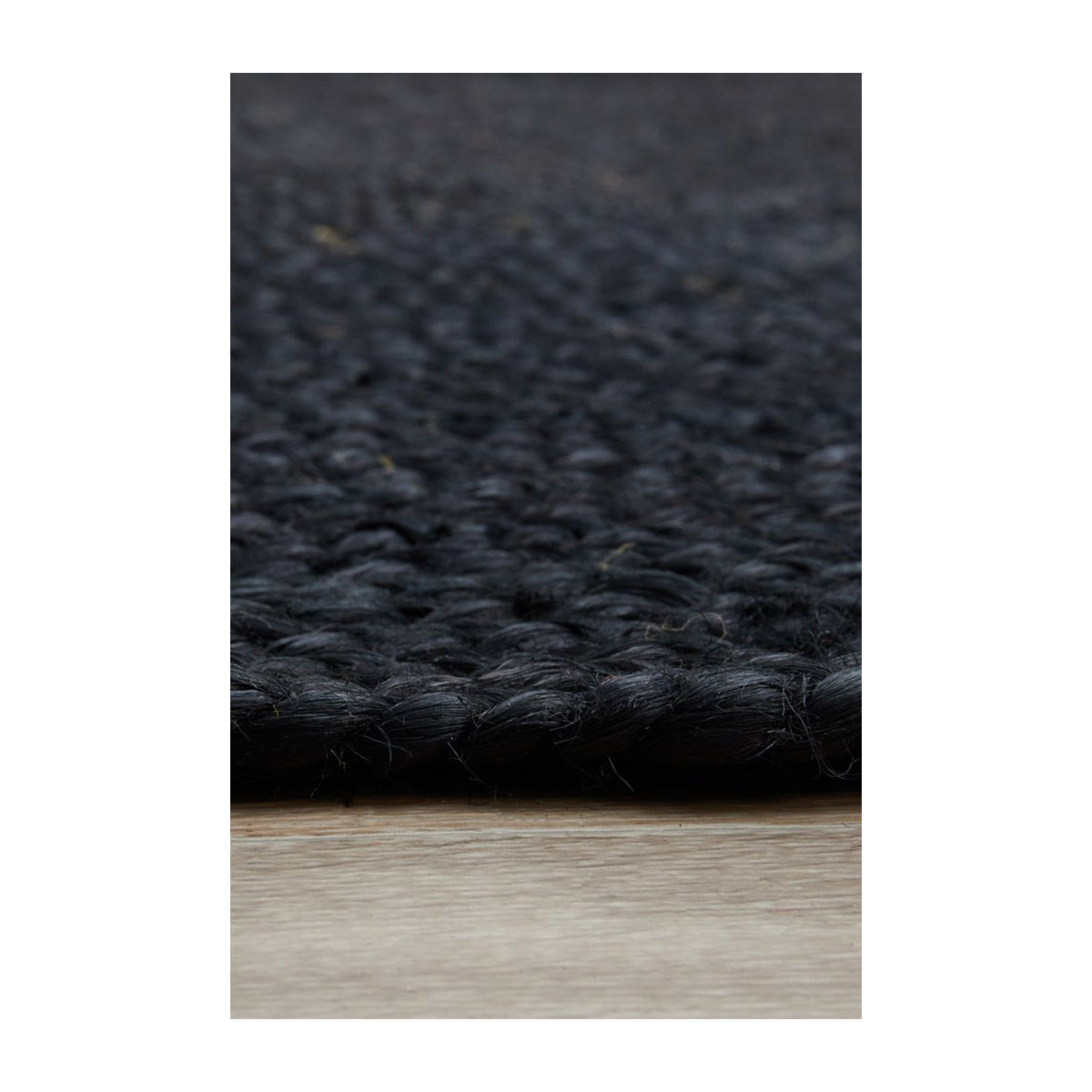 Bondi Oval Rug - Soft & Durable Black Area Rug for Living Room, Bedroom, or Office | Non-Slip & Easy to Clean