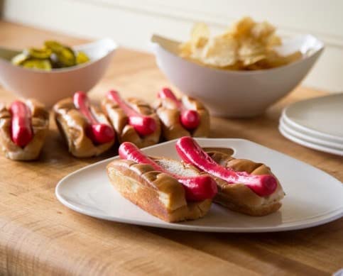 Maine Red Hot Dogs (2 Pack) - All Natural, Skinless Beef Franks - Perfect for BBQs, Picnics, and Family Gatherings