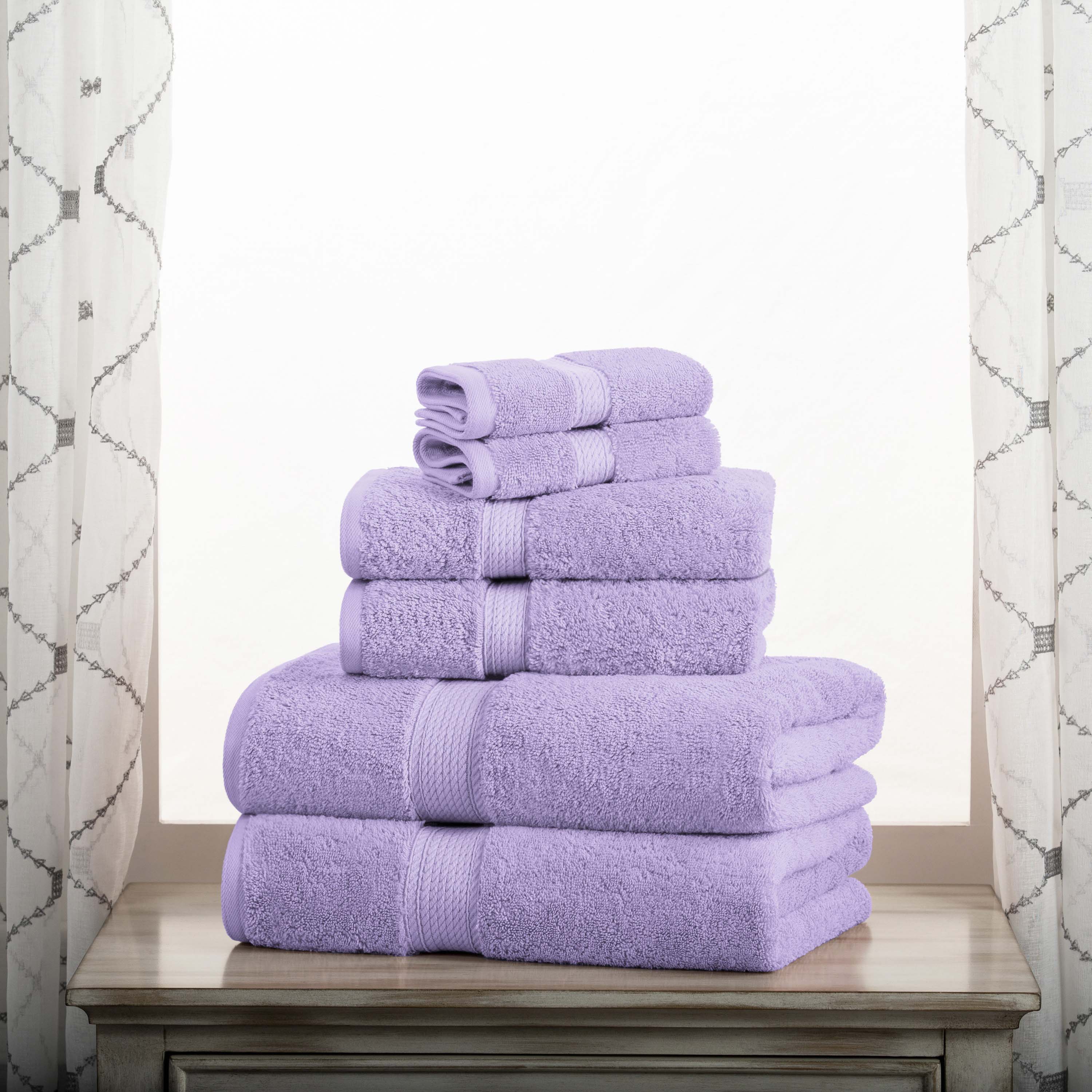 Premium 6-Piece Egyptian Cotton Towel Set - Ultra Soft, Heavyweight & Luxurious Bath Towels for Spa, Hotel & Home Use