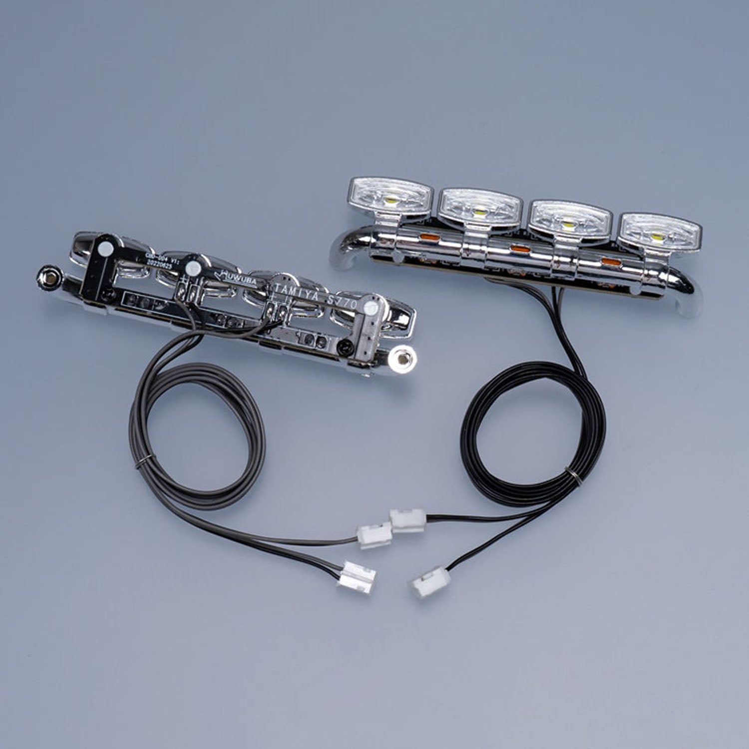 1/14 Scale 5V Plastic Front Spotlight for Tamiya SC 770S RC Tractor Truck - DIY Upgrade Part for 56368 & 56371 RC Lorry Models - Perfect for Night Racing and Off-Road RC Car Enthusiasts