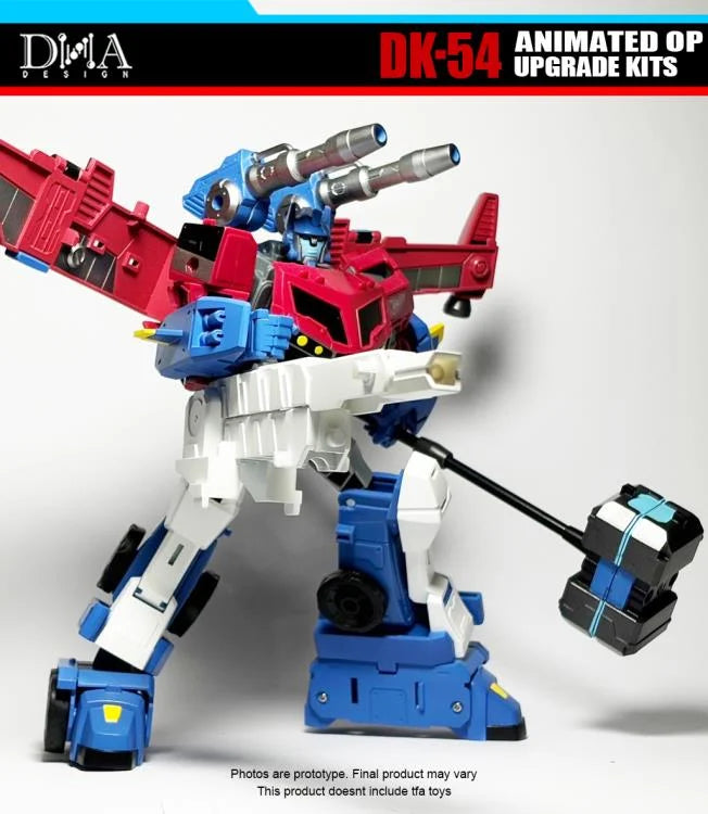 DNA Design DK 54 Upgrade Kit for Transformers Animated Optimus Prime - Enhance Your Collectible Figure with Premium Accessories for Display & Customization