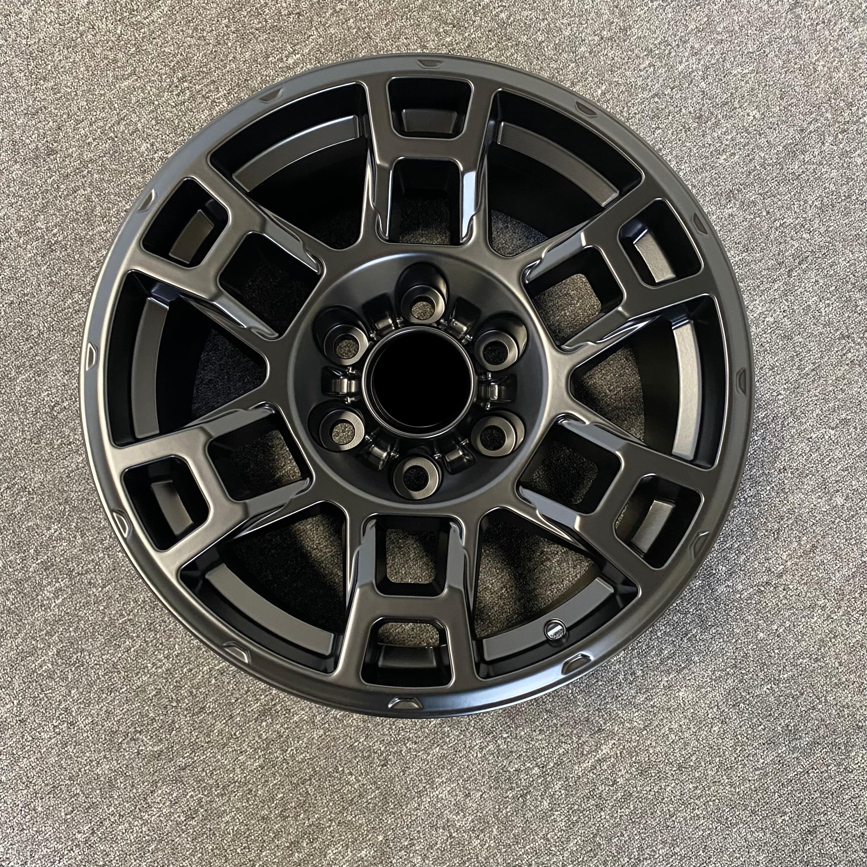 2021 Black Pro Style Wheels - 20 Inch Rims for Toyota Tacoma, 4Runner, FJ Cruiser, Sequoia & Land Cruiser - Off-Road & Street Performance Upgrade