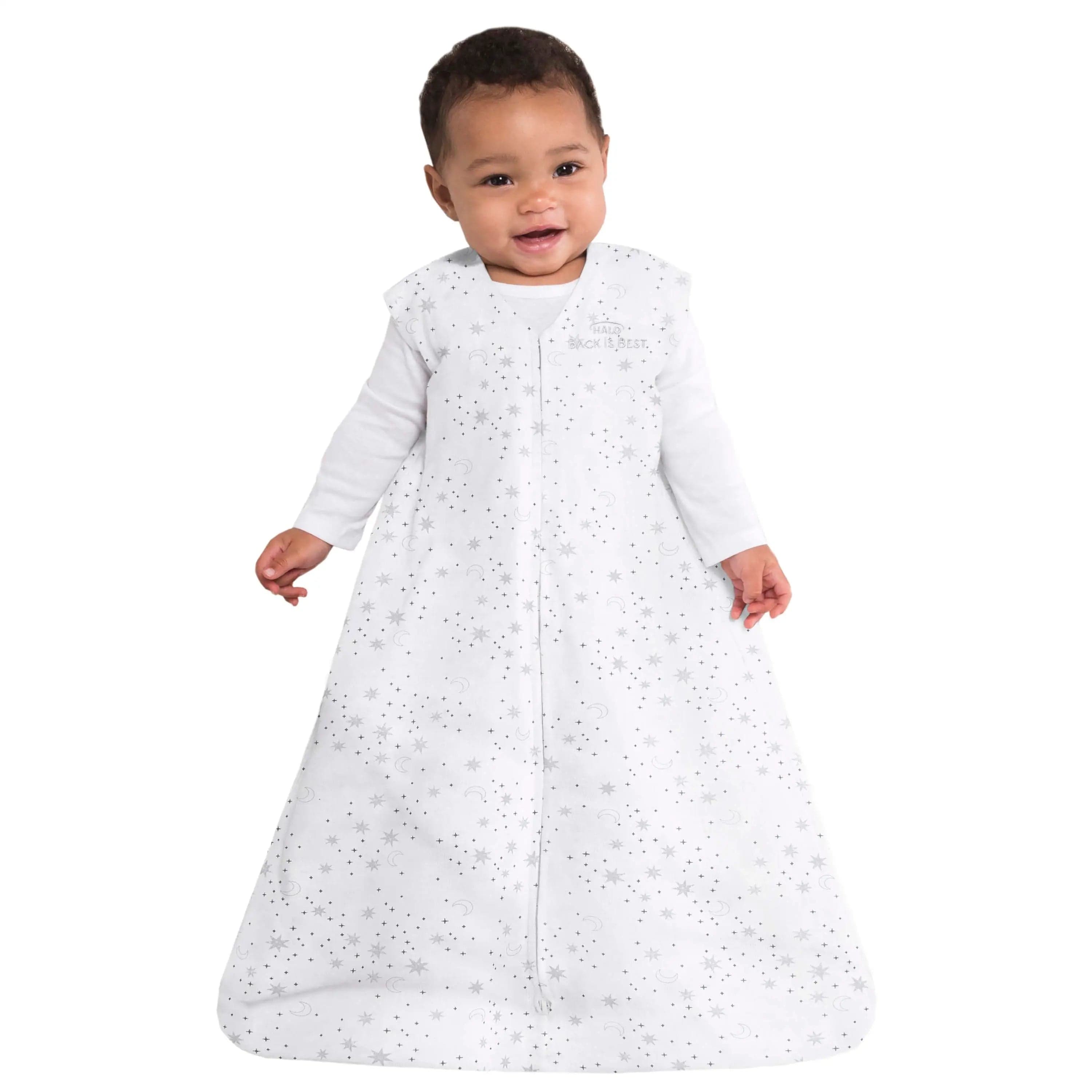 Halo 100% Cotton Baby Sleepsack - Soft & Breathable Wearable Blanket for Infants & Toddlers (Size M) - Perfect for Nursery, Daycare & Safe Sleep