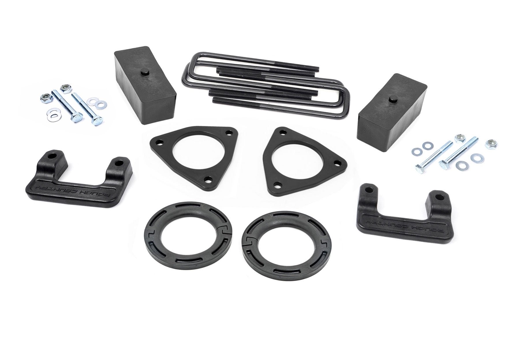 2.5 Inch Leveling Kit for Chevy/GMC Sierra 1500 (2016-2018) & Silverado 1500 (2007-2018) | Heavy Duty Stamped Steel Suspension Lift | Off-Road Truck Leveling | Perfect for Towing, Hauling & Improved Ground Clearance