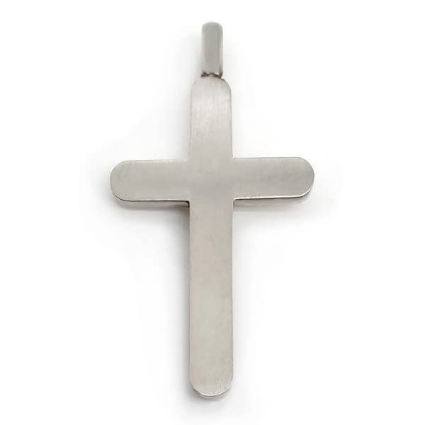 Stainless Steel Cubic Zirconia Rainbow Venus Symbol Cross Pendant Necklace for Women - Perfect for Everyday Wear, Gift Giving & Spiritual Jewelry Collection