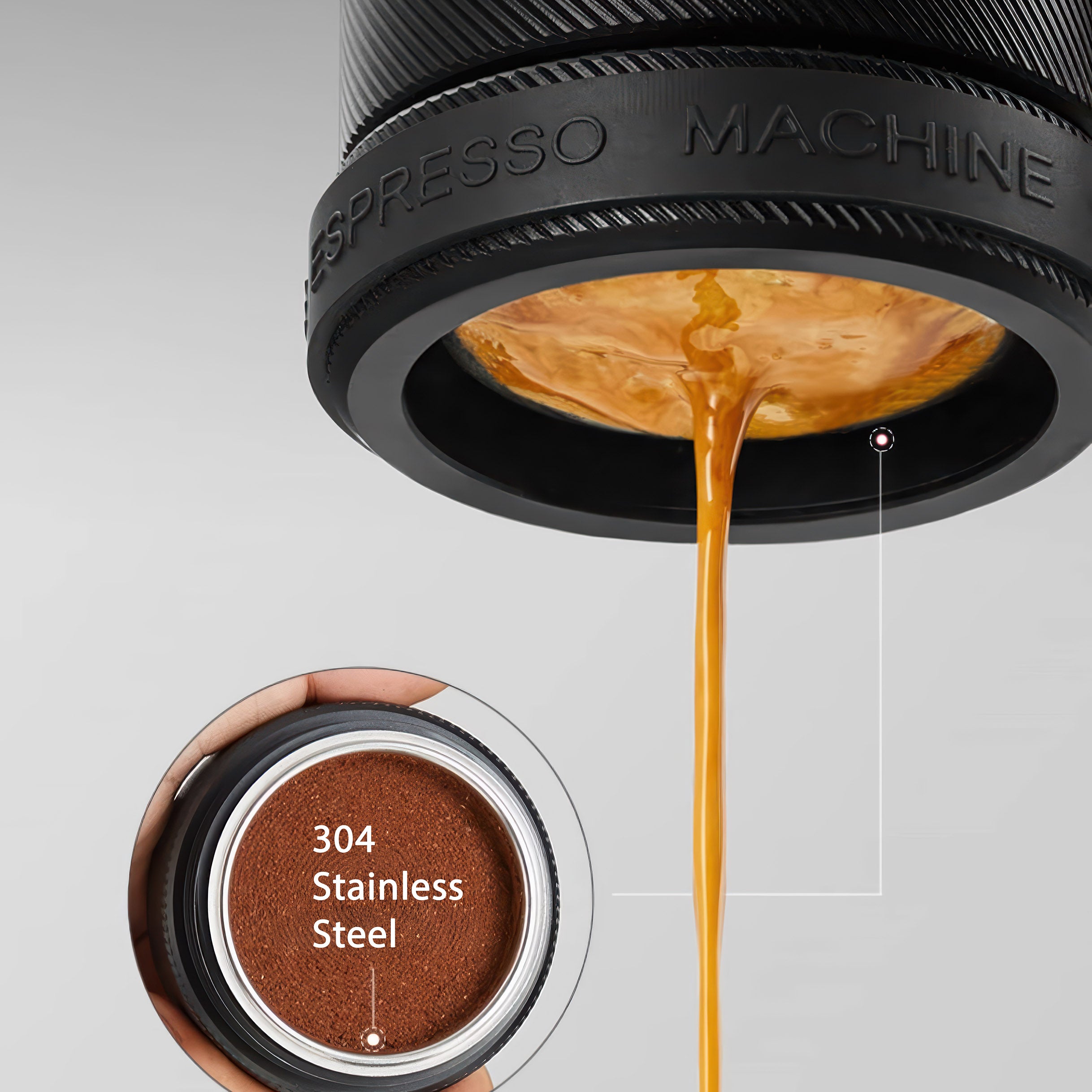 Heropresso 20 Bar Portable Espresso Maker Pro - Compact Manual Coffee Machine for Camping, Travel & Home Use - Perfect for Outdoor Adventures & Office Breaks