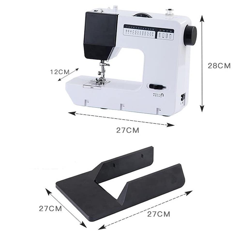 Double Needle Electric Sewing Machine - Household Desktop Multifunctional & Foldable for DIY Crafts, Quilting, Clothing Repair | 110V US Standard | Perfect for Beginners & Home Use